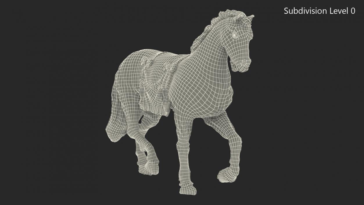 Horse Statue 3D