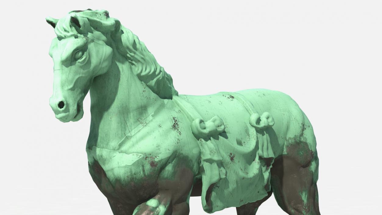 Horse Statue 3D