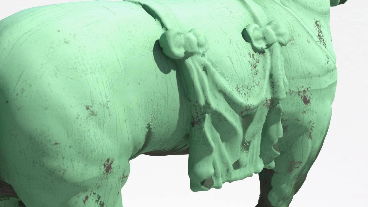 Horse Statue 3D