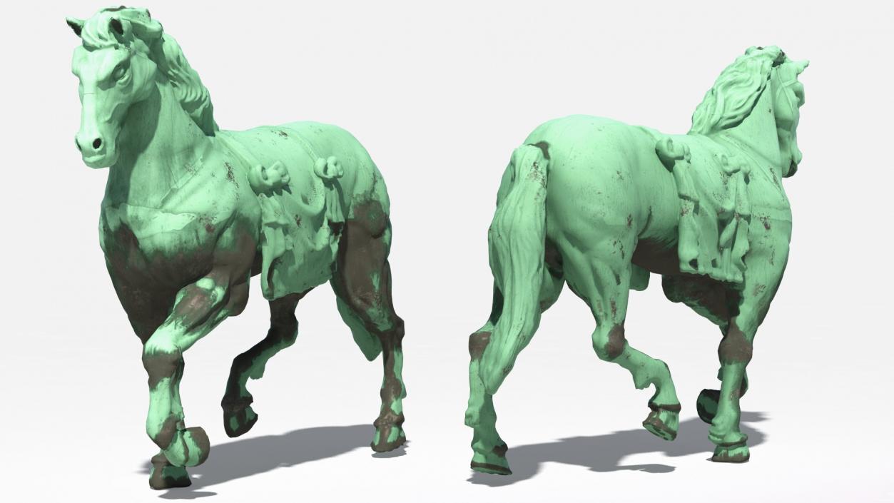 Horse Statue 3D