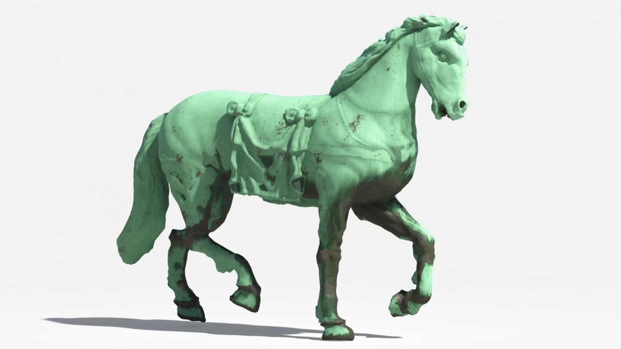 Horse Statue 3D