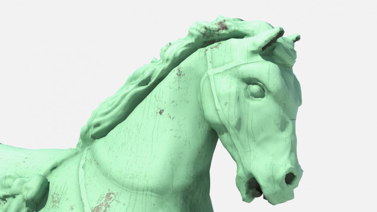 Horse Statue 3D