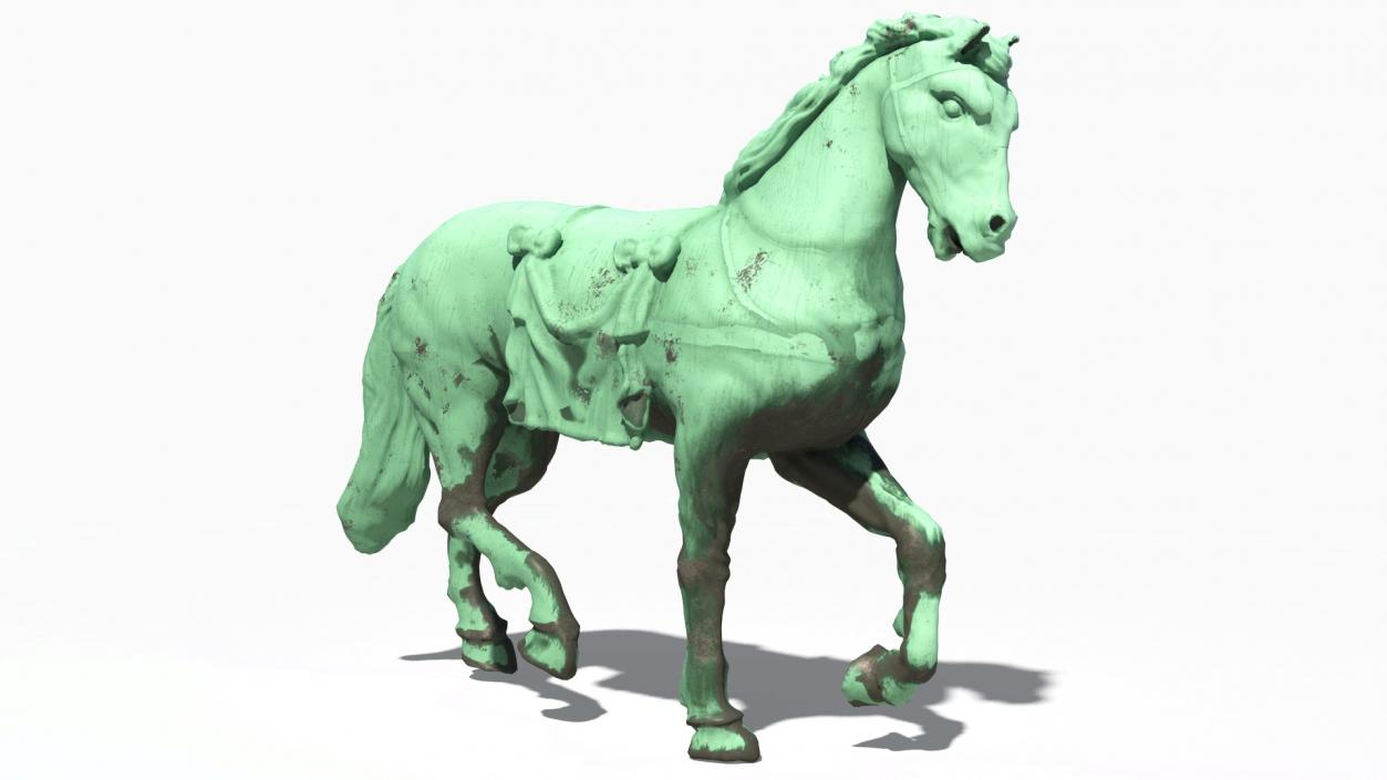 Horse Statue 3D