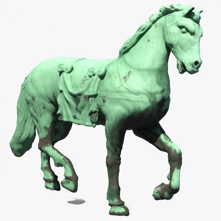 Horse Statue 3D