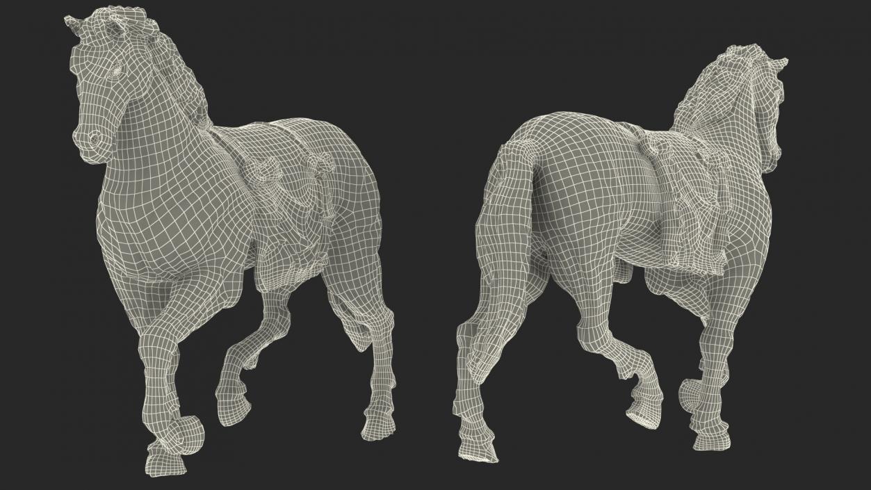 Horse Statue 3D