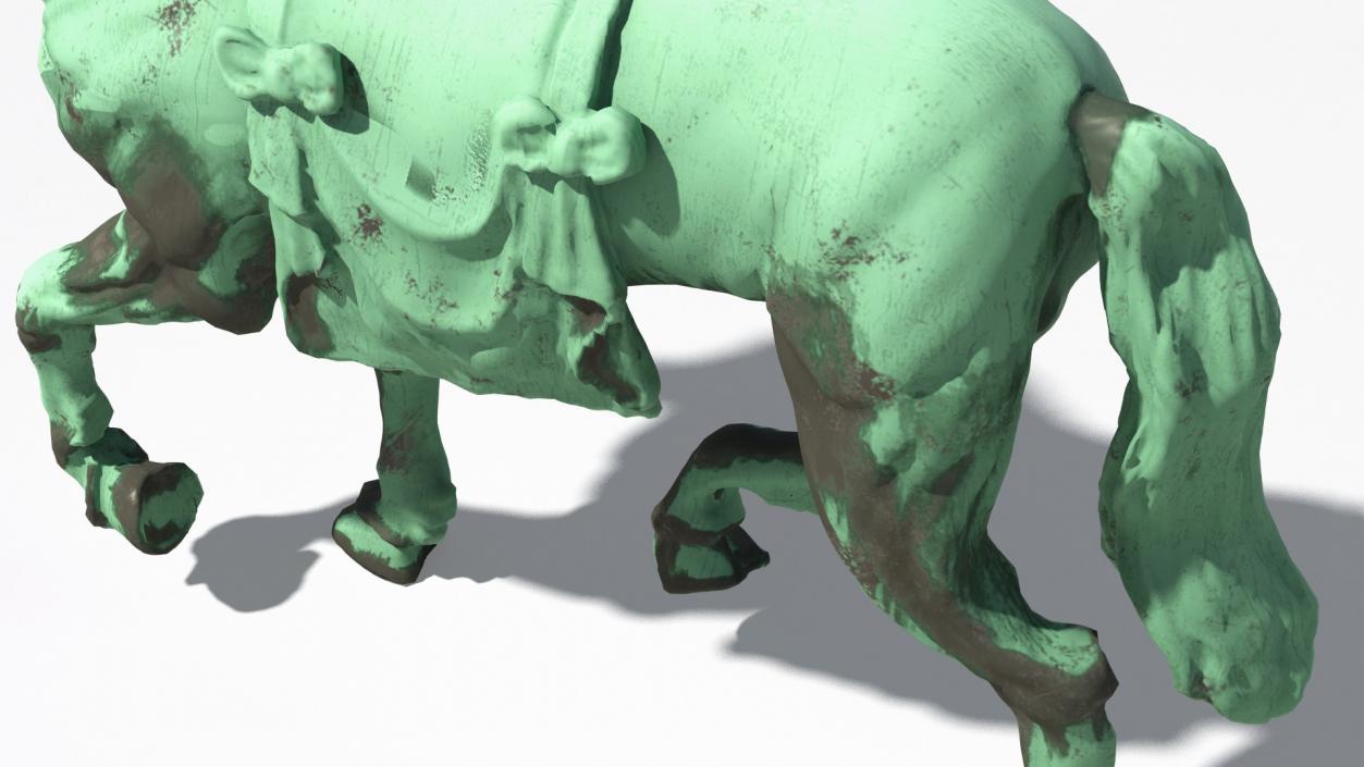 Horse Statue 3D