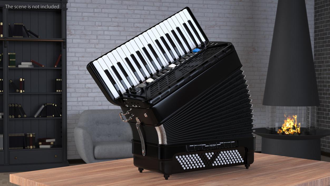 3D Musical Keyboard Instruments Collection 7