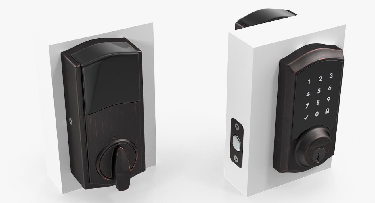 Smart Locks Collection 3D