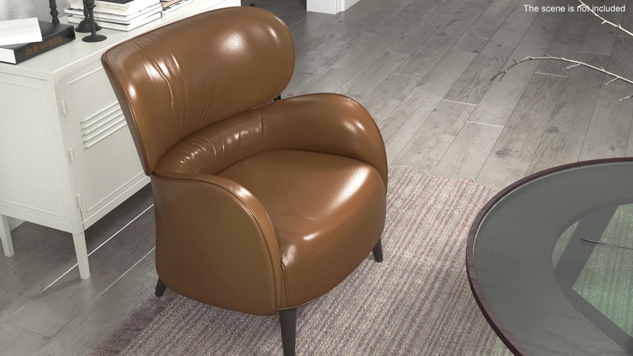 3D Natuzzi Italia Blossom Chair model