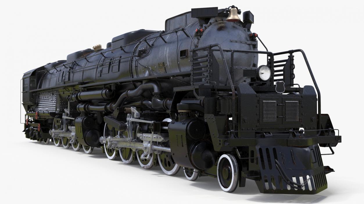 Worn Locomotive Rigged 3D