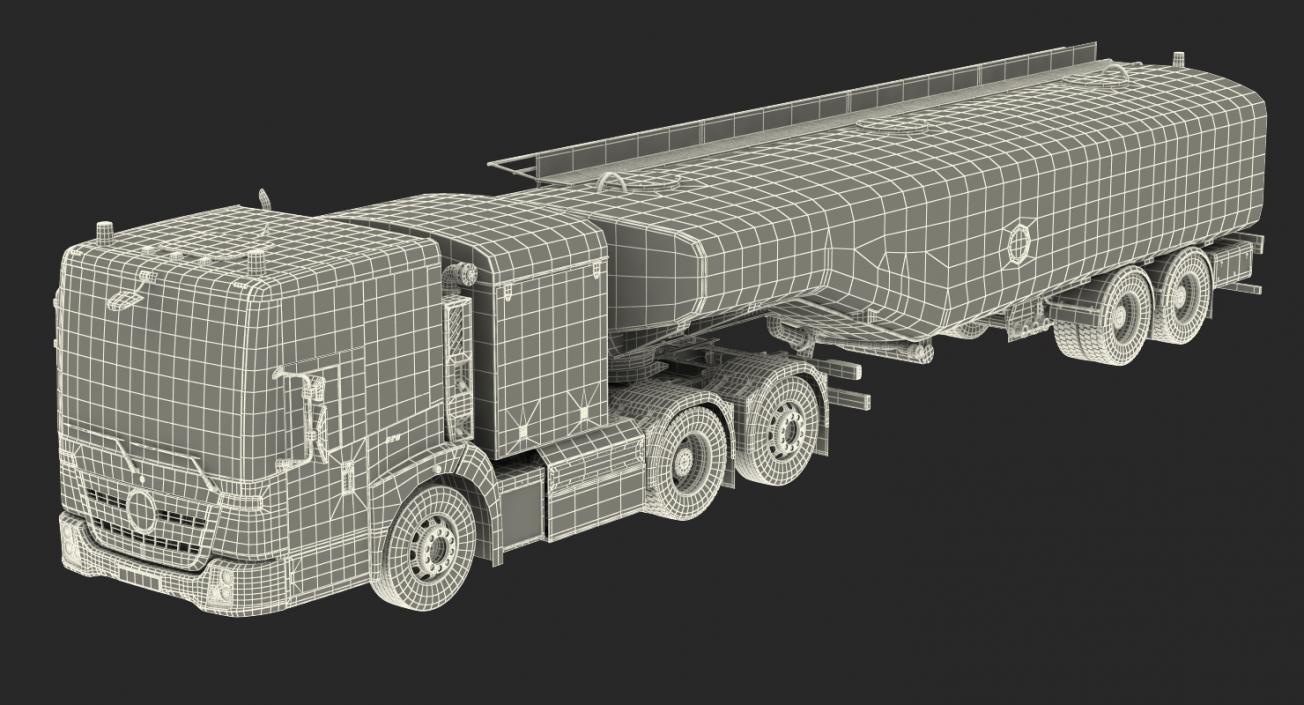 3D Mercedes Benz Trucks Collection 3 model