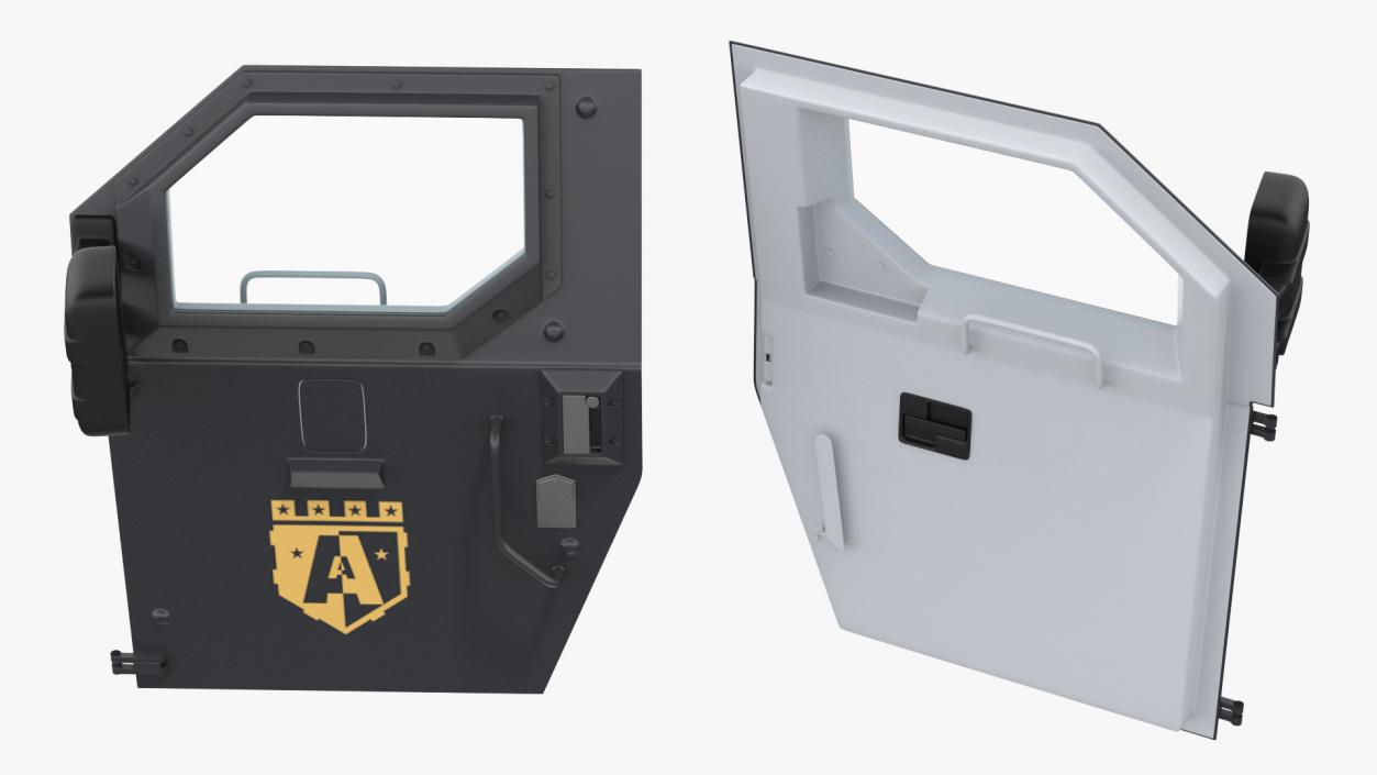 3D Armored Truck Door model