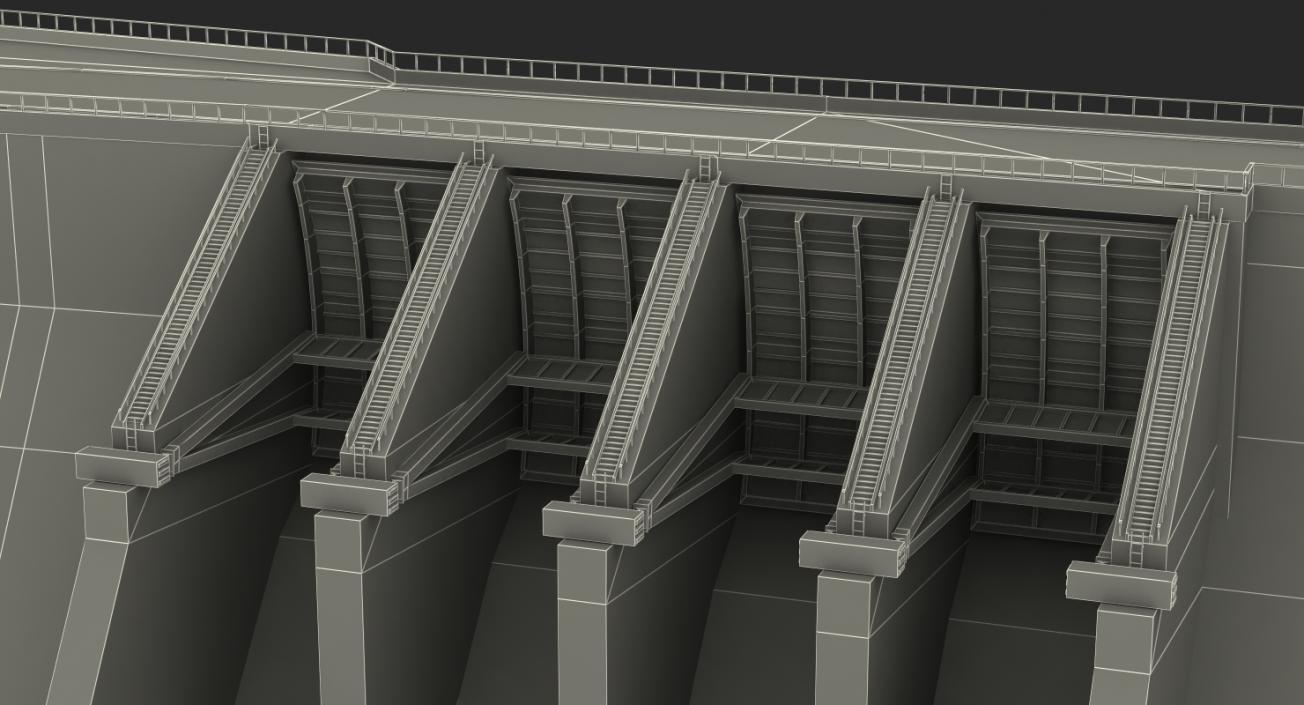 Dam 3D model