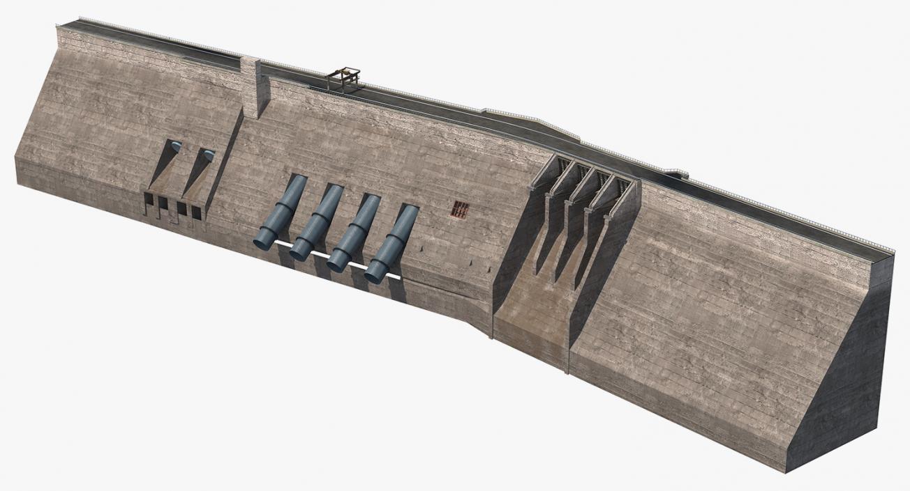 Dam 3D model