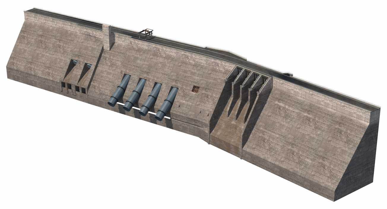 Dam 3D model