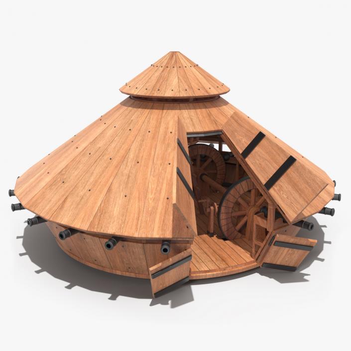 New Leonardo Da Vinci Rotational Tank 3D