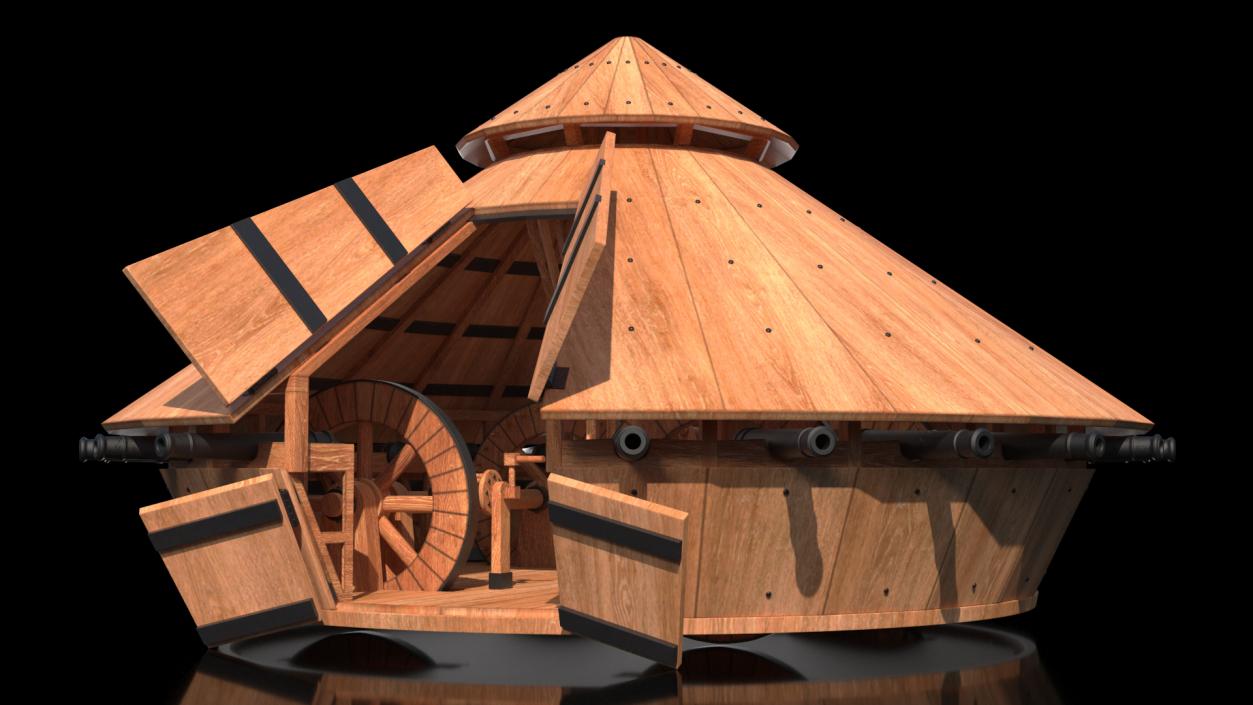 New Leonardo Da Vinci Rotational Tank 3D