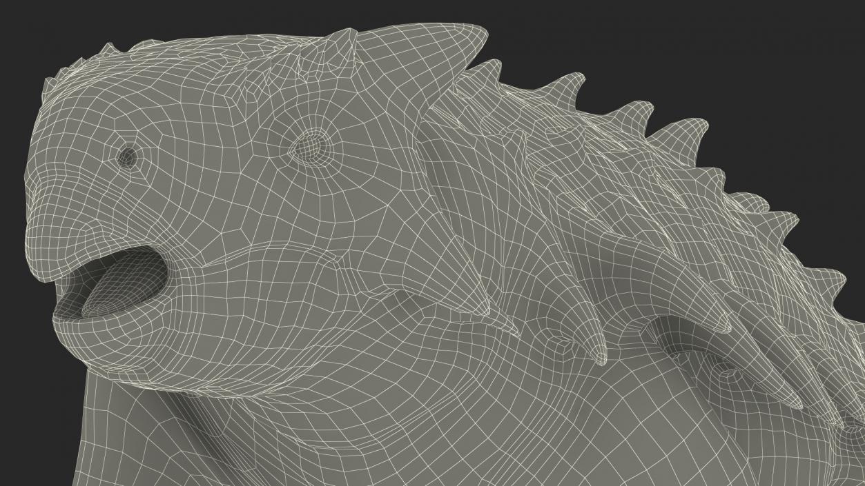 Ankylosaurus Tropical in Walking Pose 3D