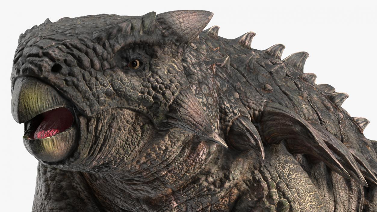 Ankylosaurus Tropical in Walking Pose 3D