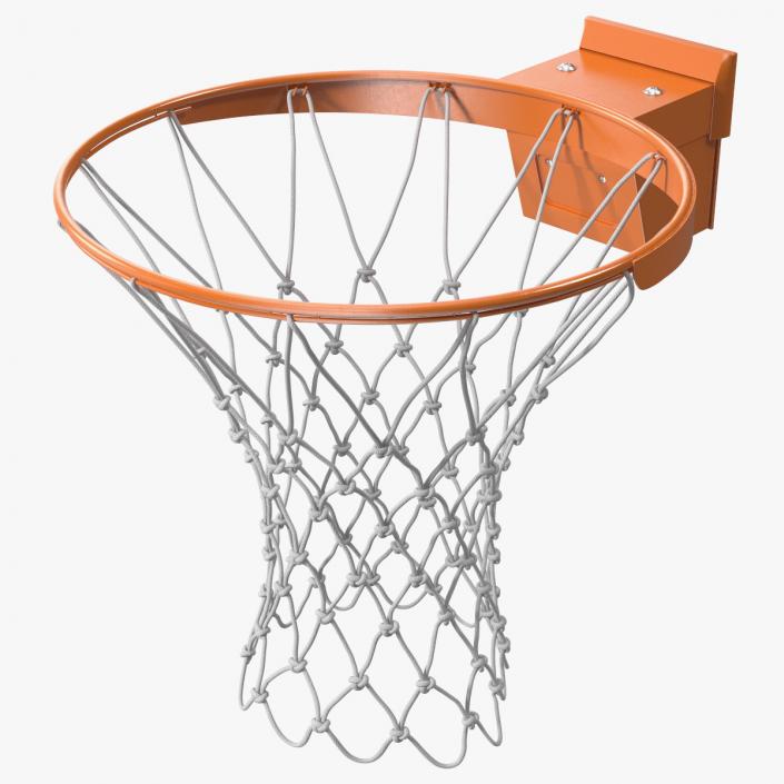 Basketball Hoop with Net 3D model