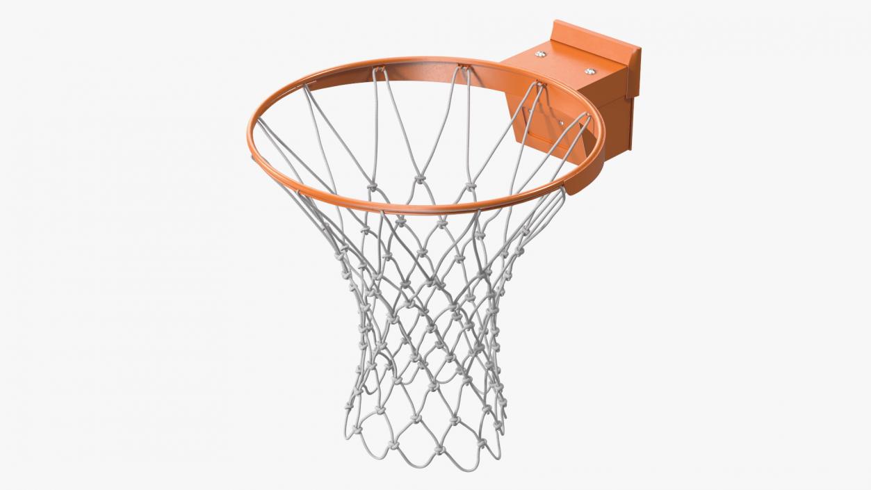 Basketball Hoop with Net 3D model