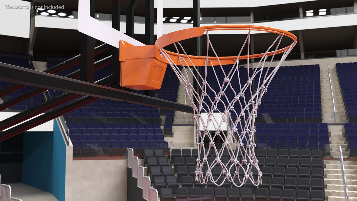 Basketball Hoop with Net 3D model