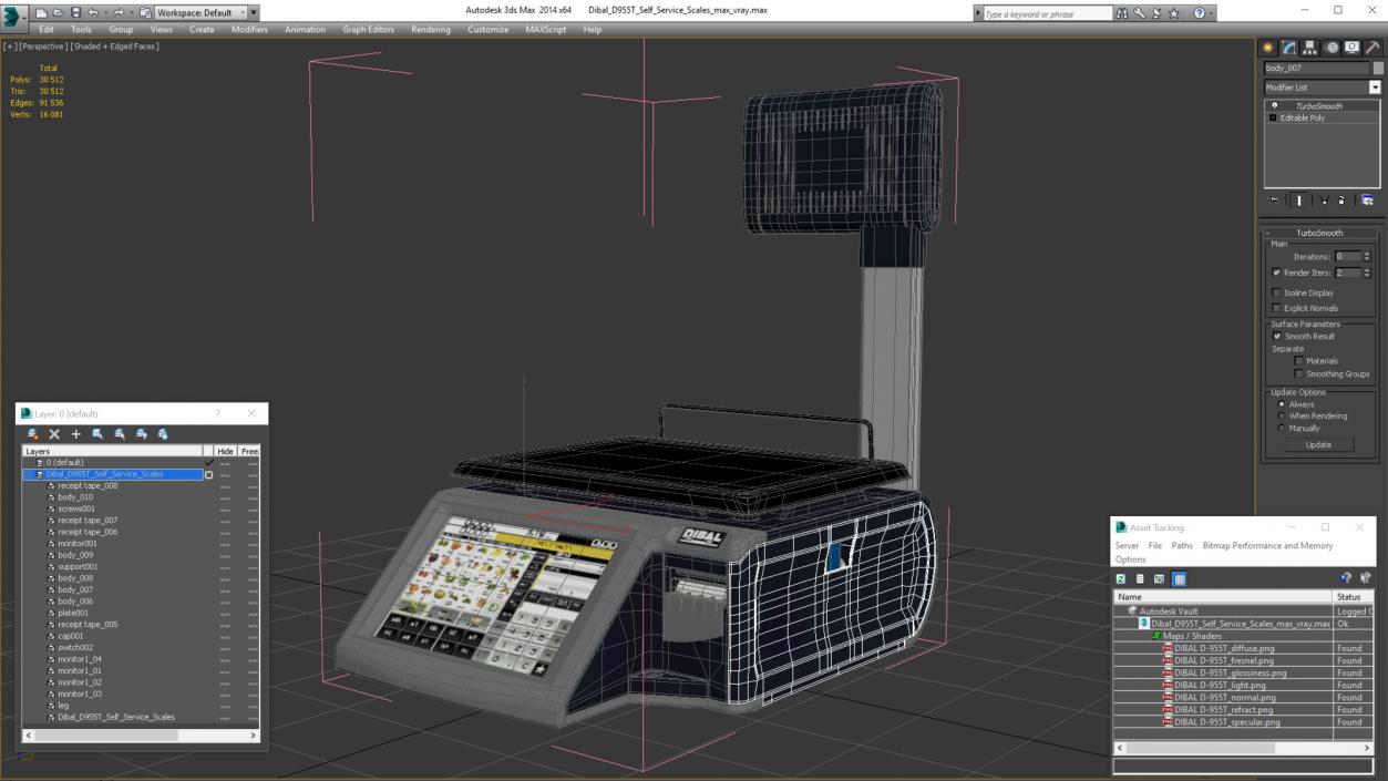 3D Dibal D955T Self Service Scales