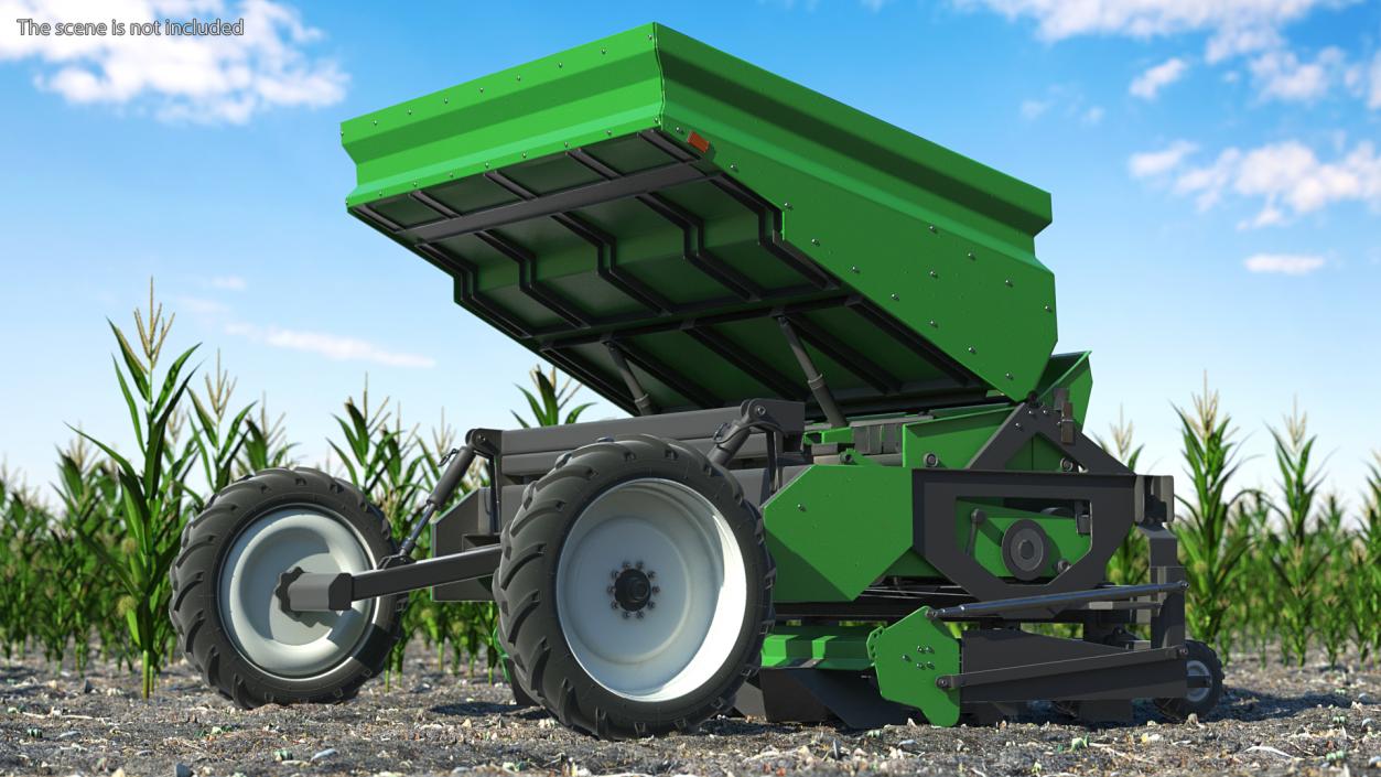 3D model Potato Planter Green Used