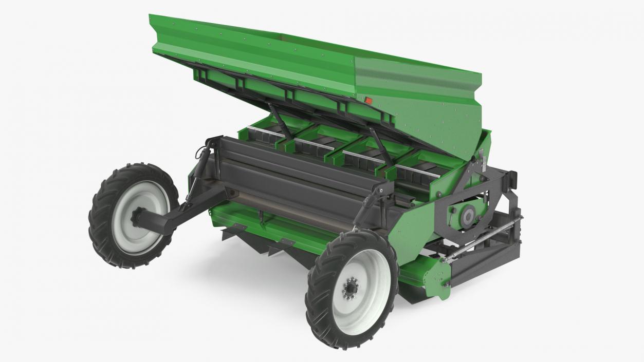 3D model Potato Planter Green Used