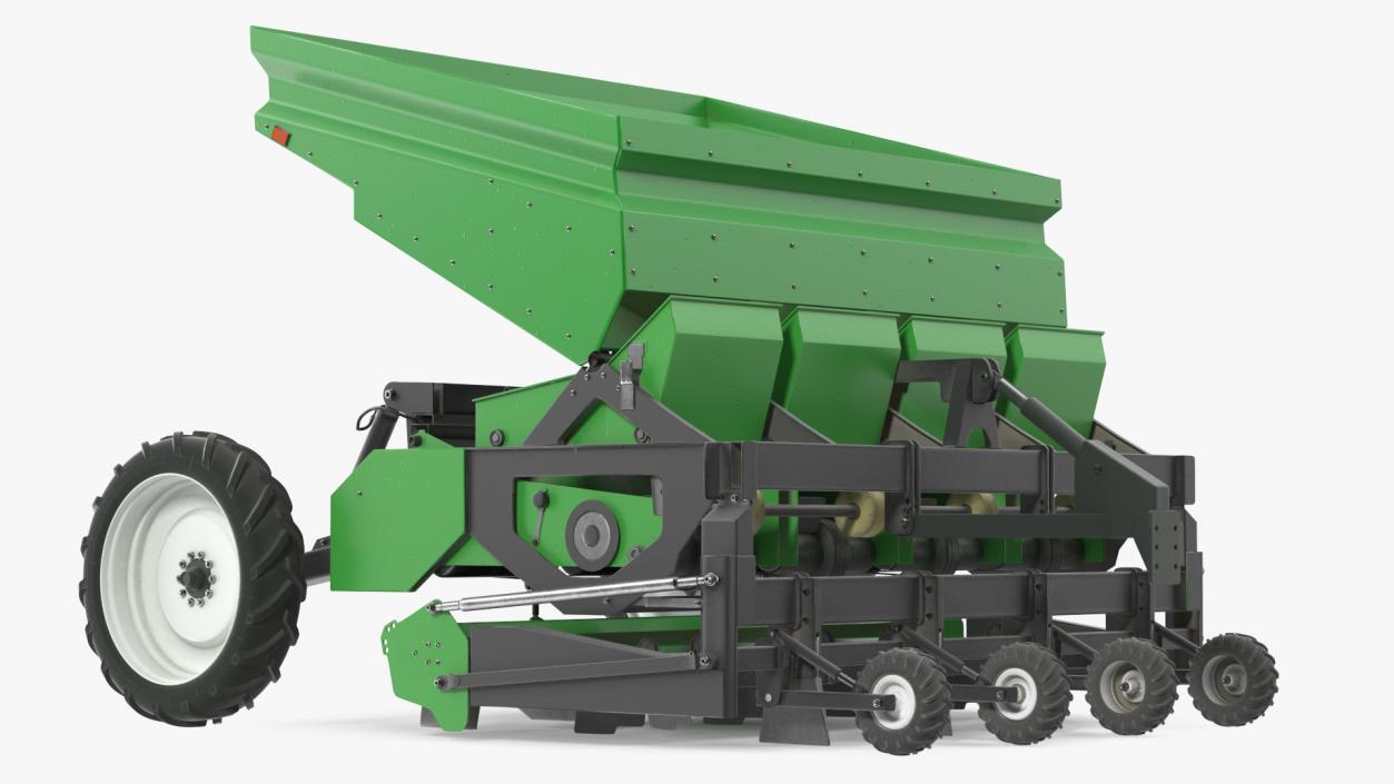 3D model Potato Planter Green Used