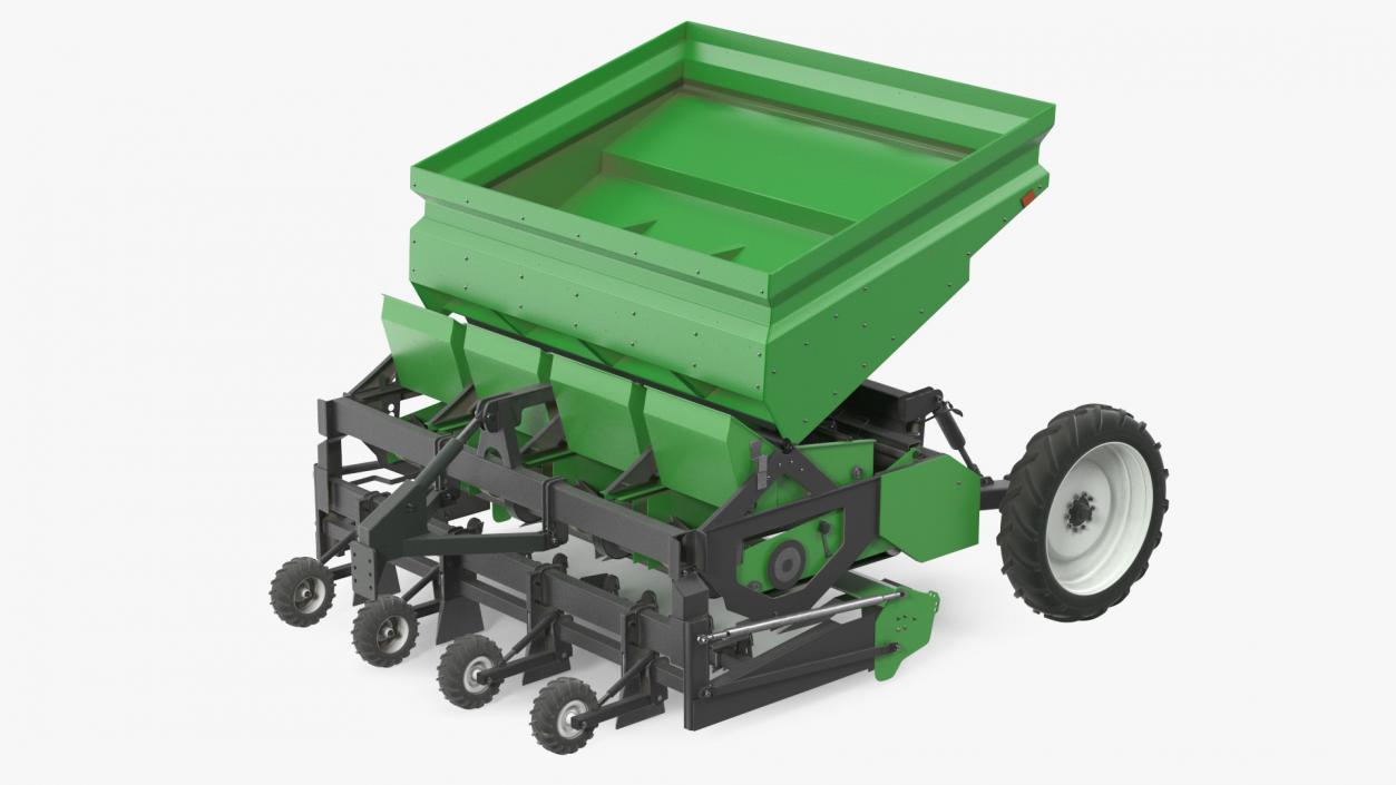 3D model Potato Planter Green Used