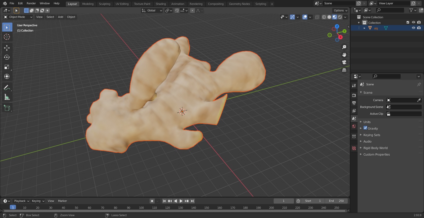 Ginger Without Part 3D model