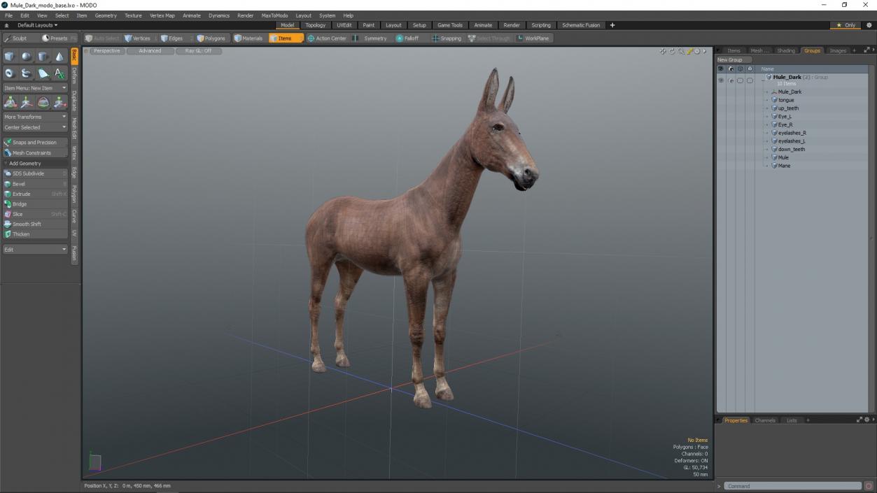 Mule Dark 3D model