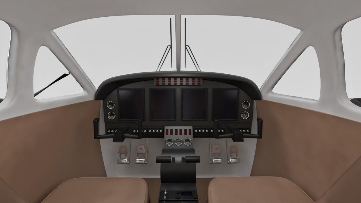 Twin Turboprop Civil Utility Aircraft 3D