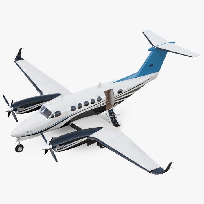 Twin Turboprop Civil Utility Aircraft 3D