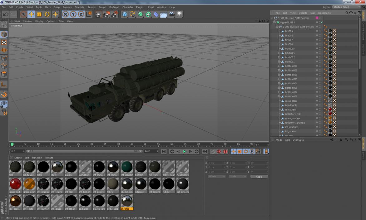 S-300 Russian SAM System 3D model