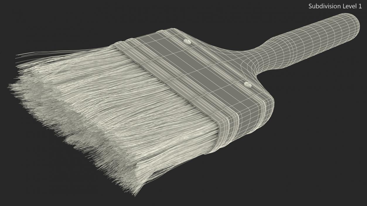 Professional Paint Brush 3D model