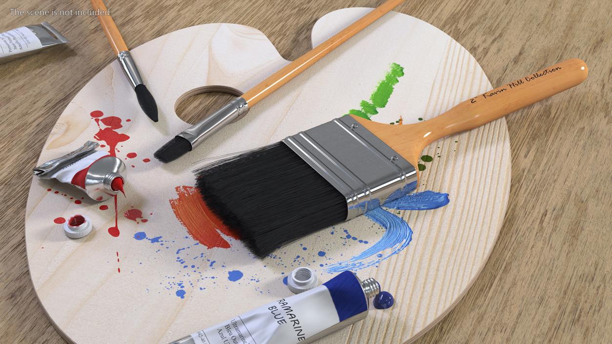 Professional Paint Brush 3D model