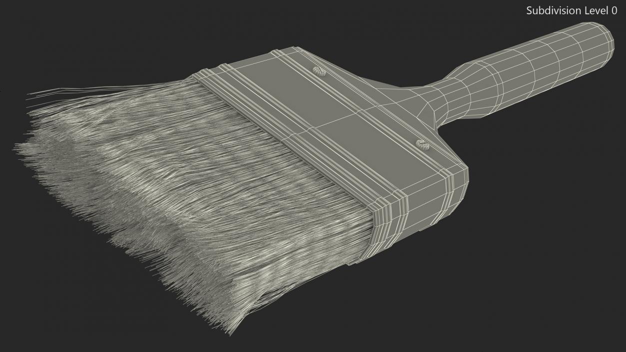 Professional Paint Brush 3D model