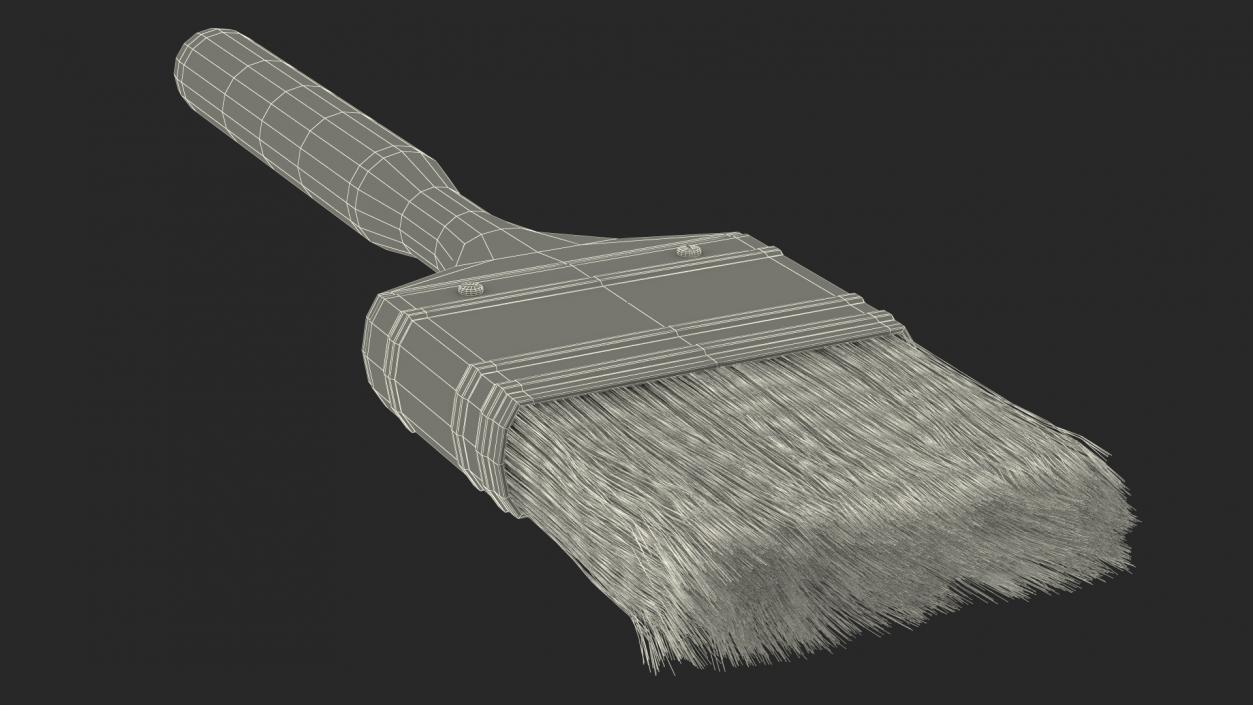 Professional Paint Brush 3D model