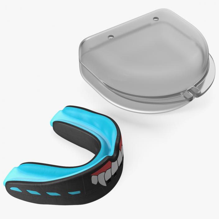 Double Mouthguard with Case 3D