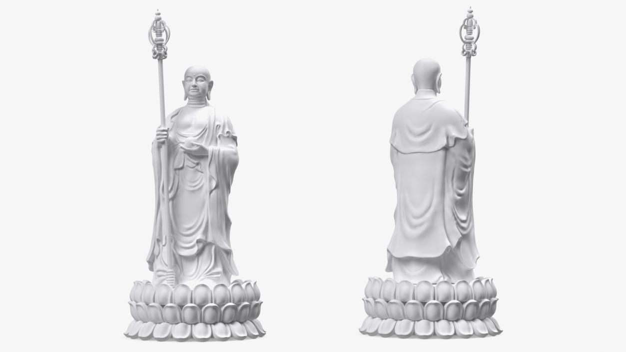 Buddha Statues Collection 4 3D