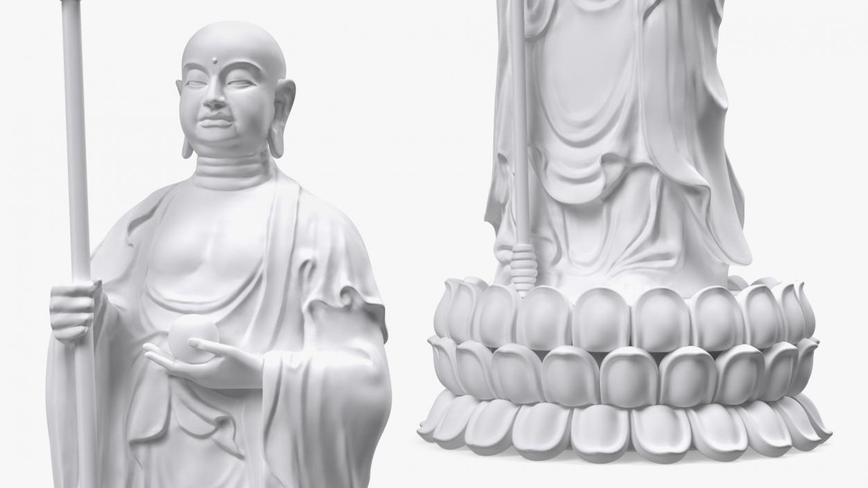 Buddha Statues Collection 4 3D