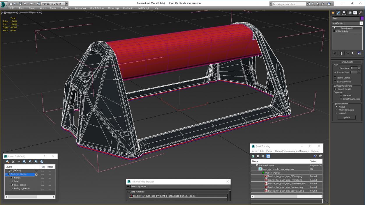 Push Up Handle 3D model