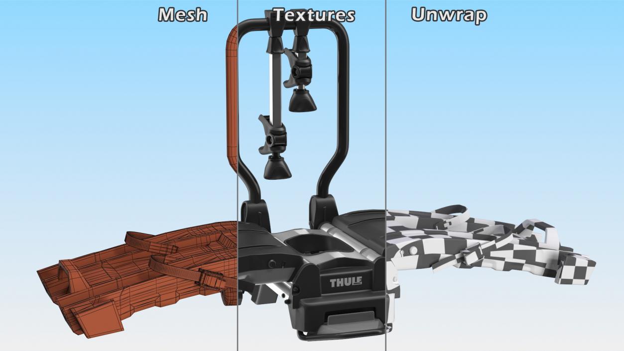 3D model Hitch Bike Racks Thule EasyFold XT2