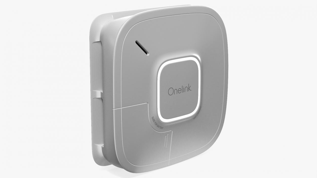 First Alert Onelink Smart Smoke Alarm 3D