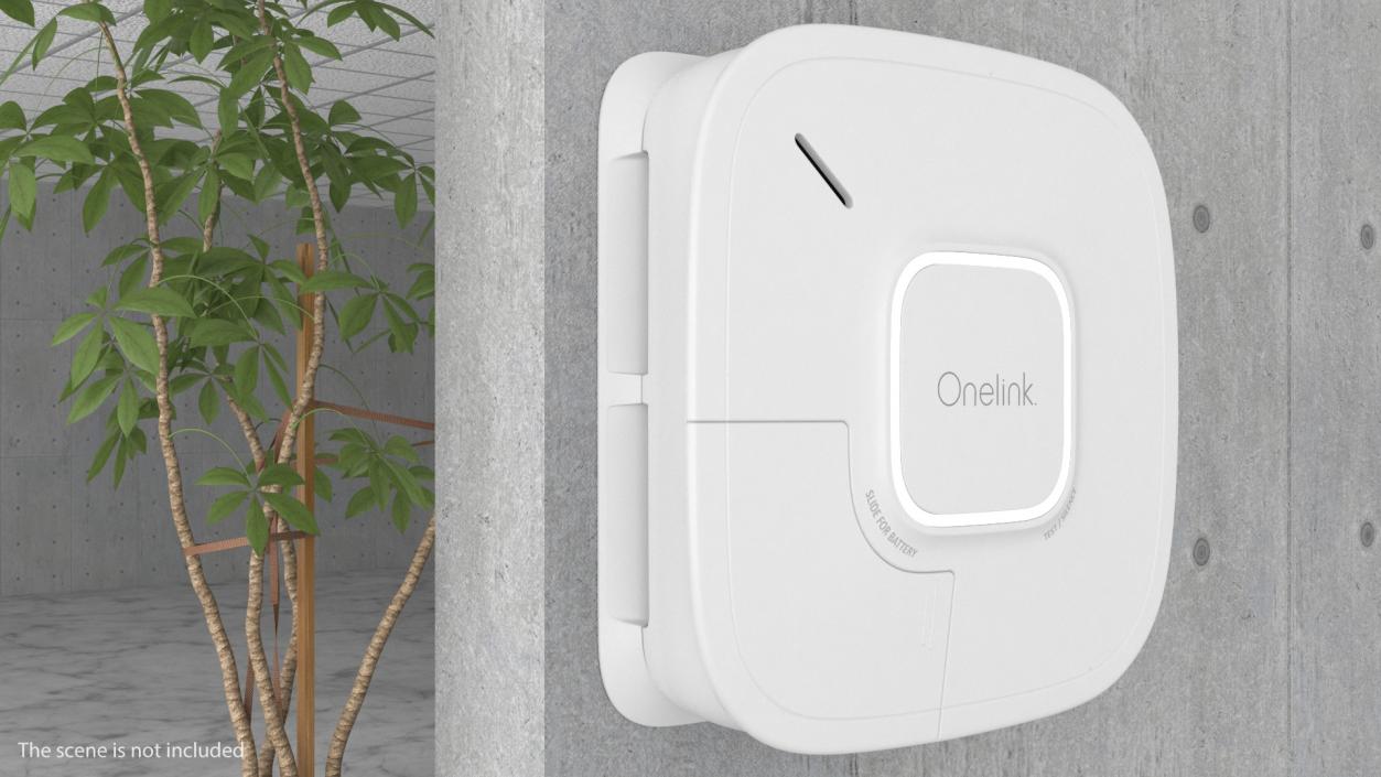 First Alert Onelink Smart Smoke Alarm 3D