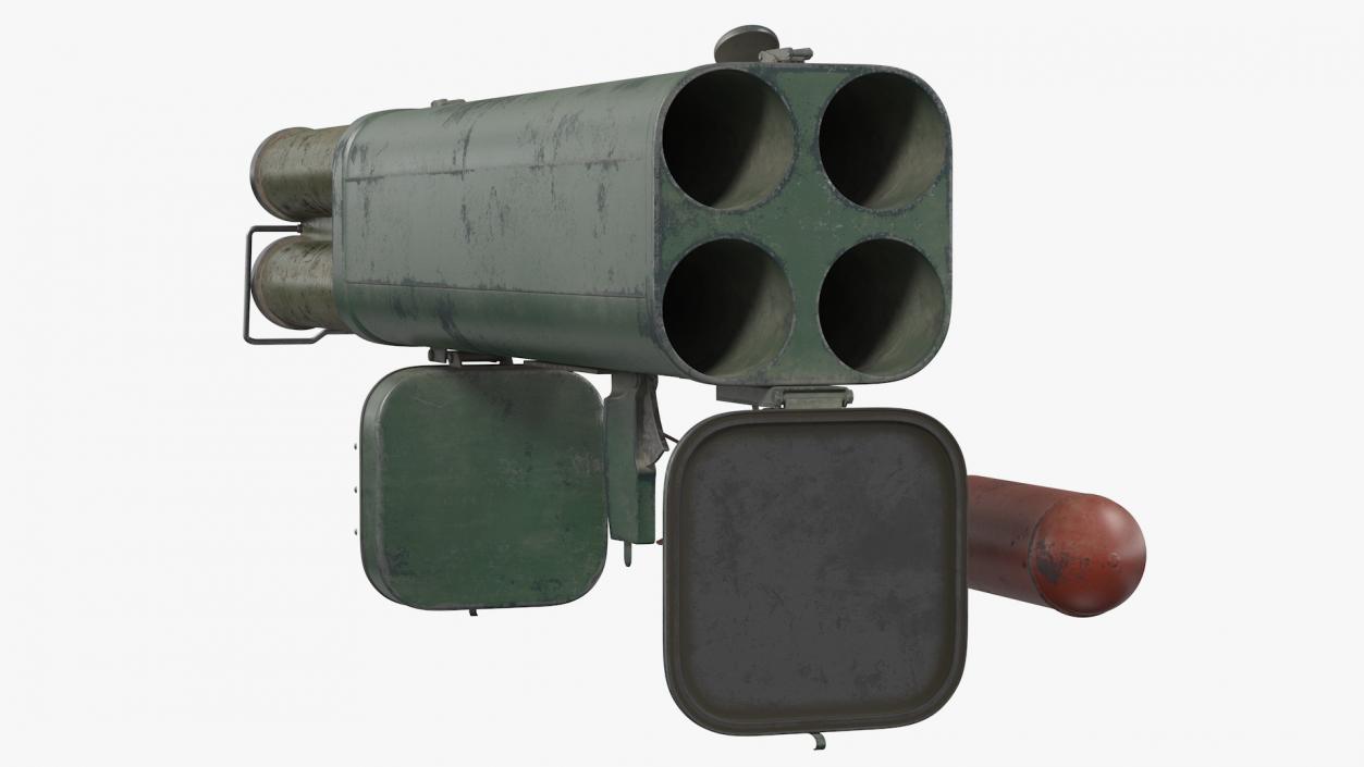 Incendiary Rocket Launcher M202A1 FLASH Set Dusty 3D model