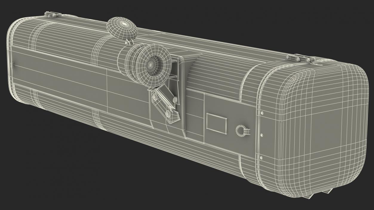 Incendiary Rocket Launcher M202A1 FLASH Set Dusty 3D model