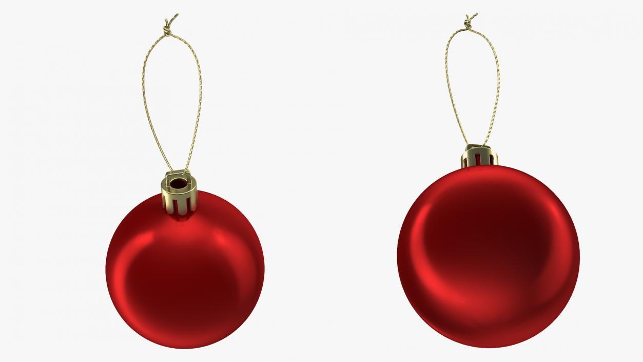 3D Christmas Ball Ornament model